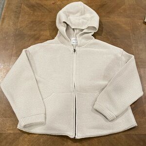 Zara Boys Full Ivory/Taupe Zip size 4-5